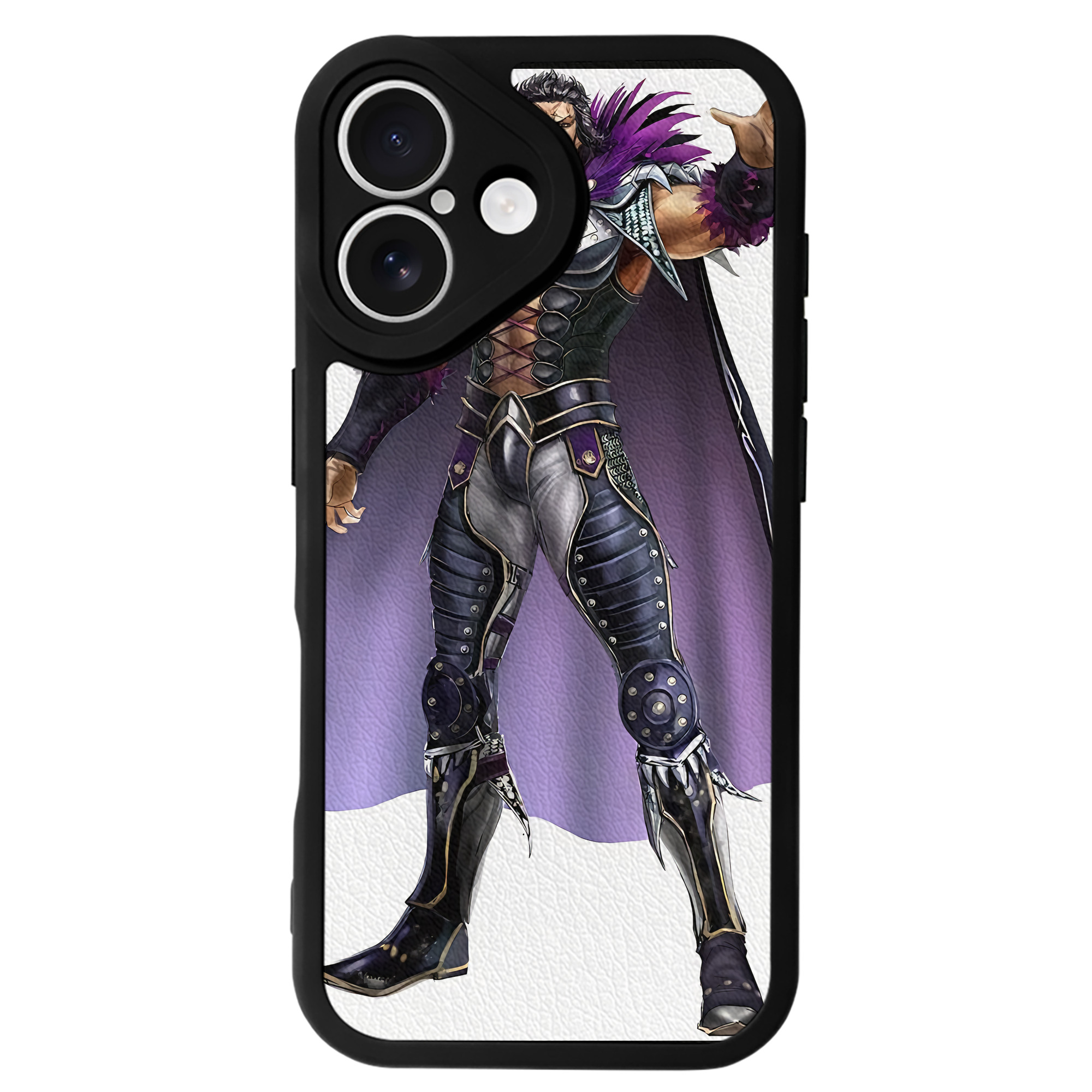 （画像用） 北斗の拳 Fist of the North Star 【iPhone 16シリーズ対応】シリコンスマホケース（レザー調） 材質：シリコン